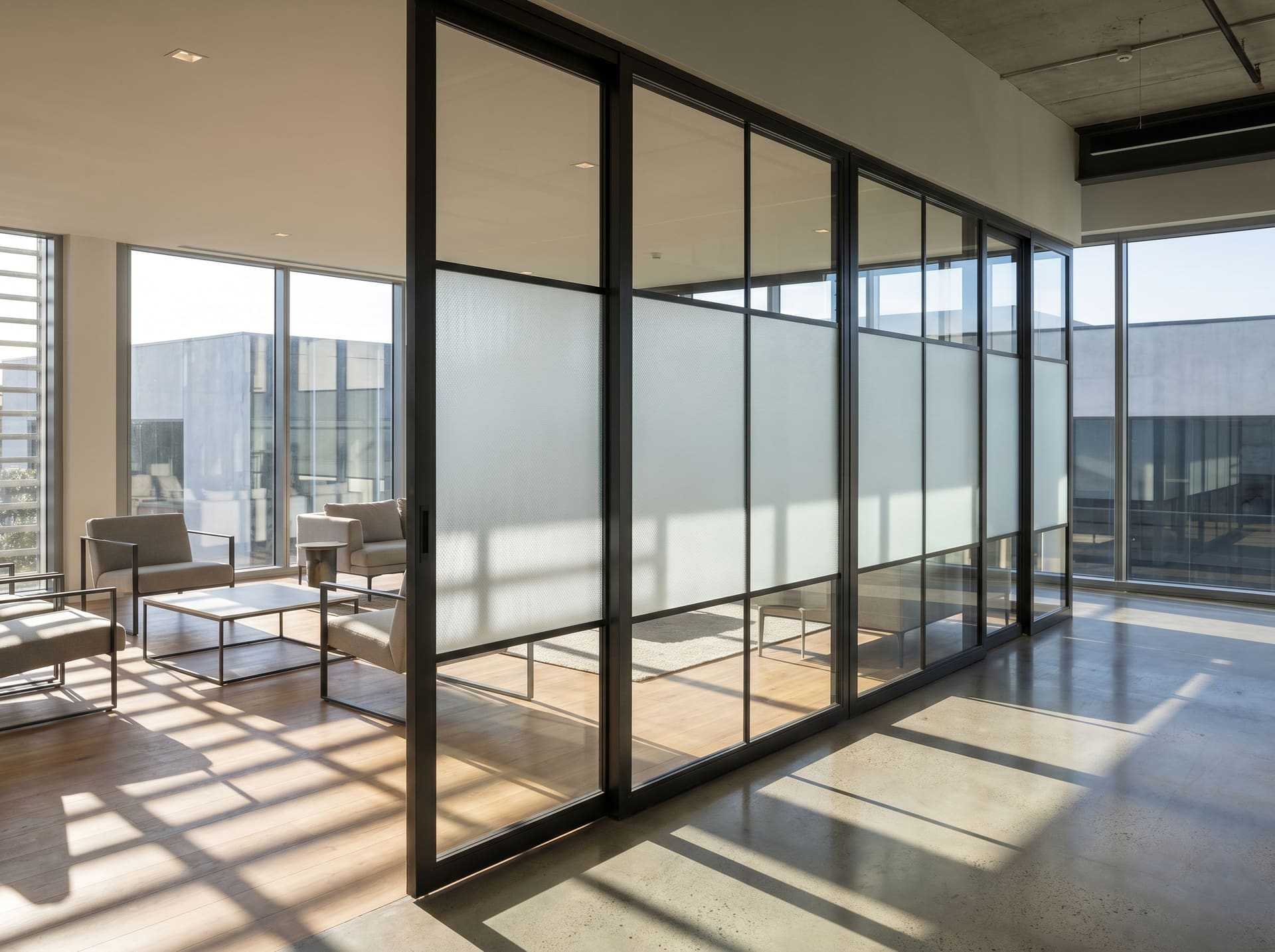 Aluminum glass