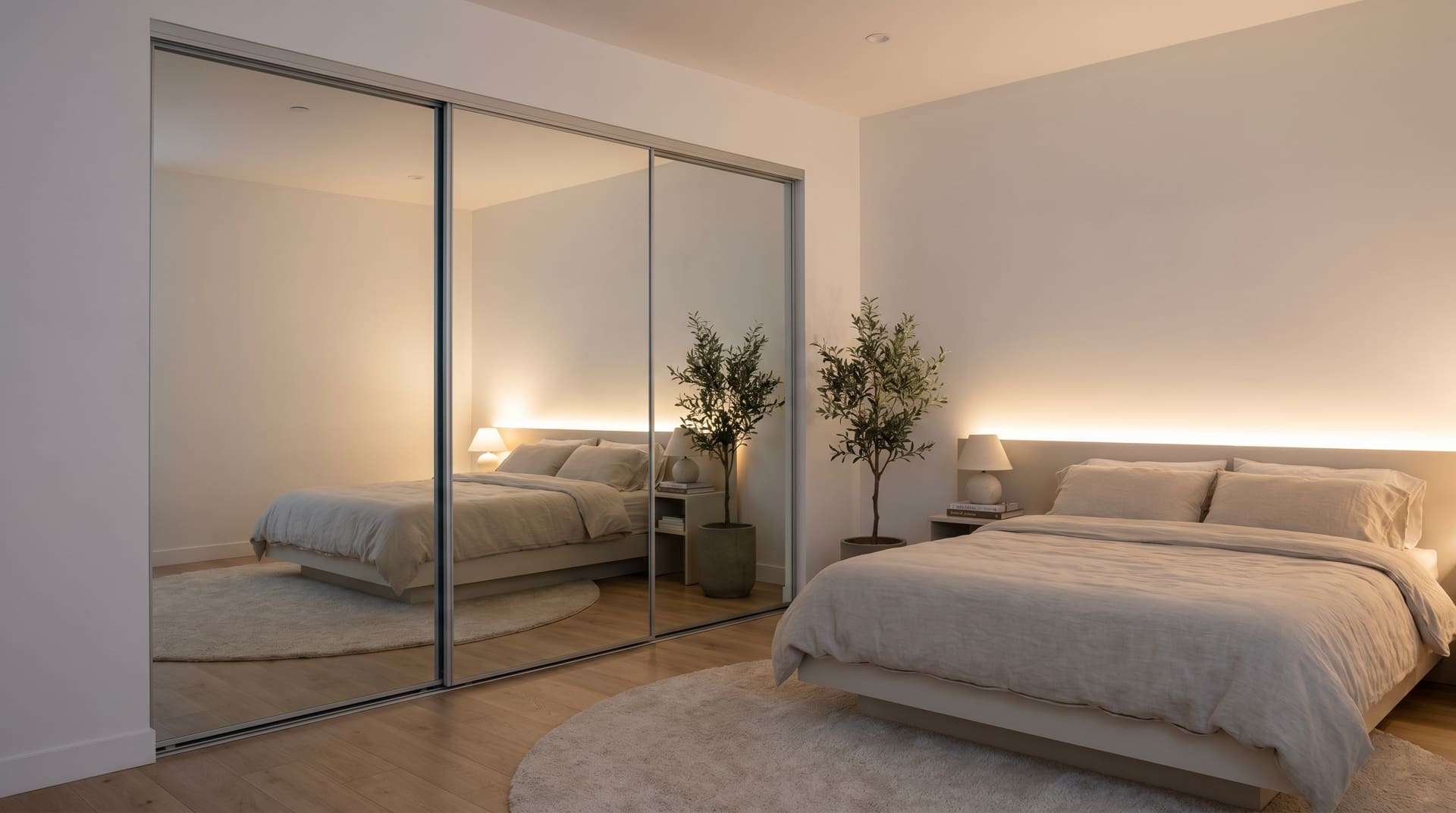 Mirror doors
